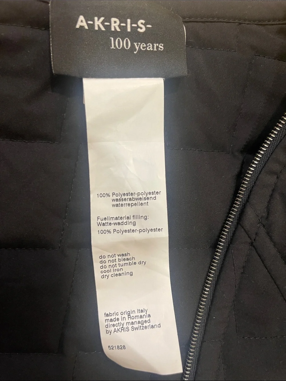 Akris Punto Black Quilted Long Puffer Under Coat - Picture 3 of 8